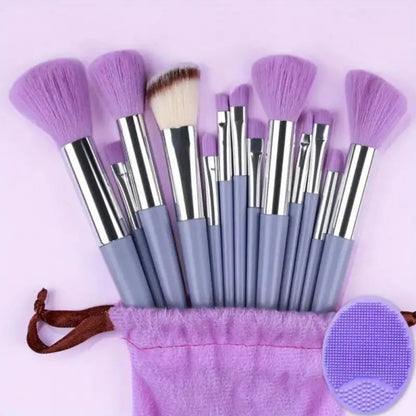 13-Piece Makeup Brush Set: Flawless Application Essentials