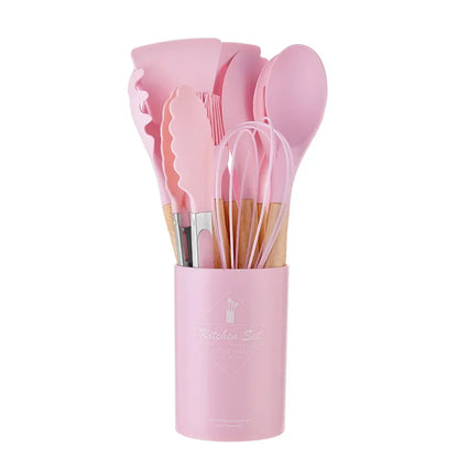 Silicone Kitchen Utensils Set.