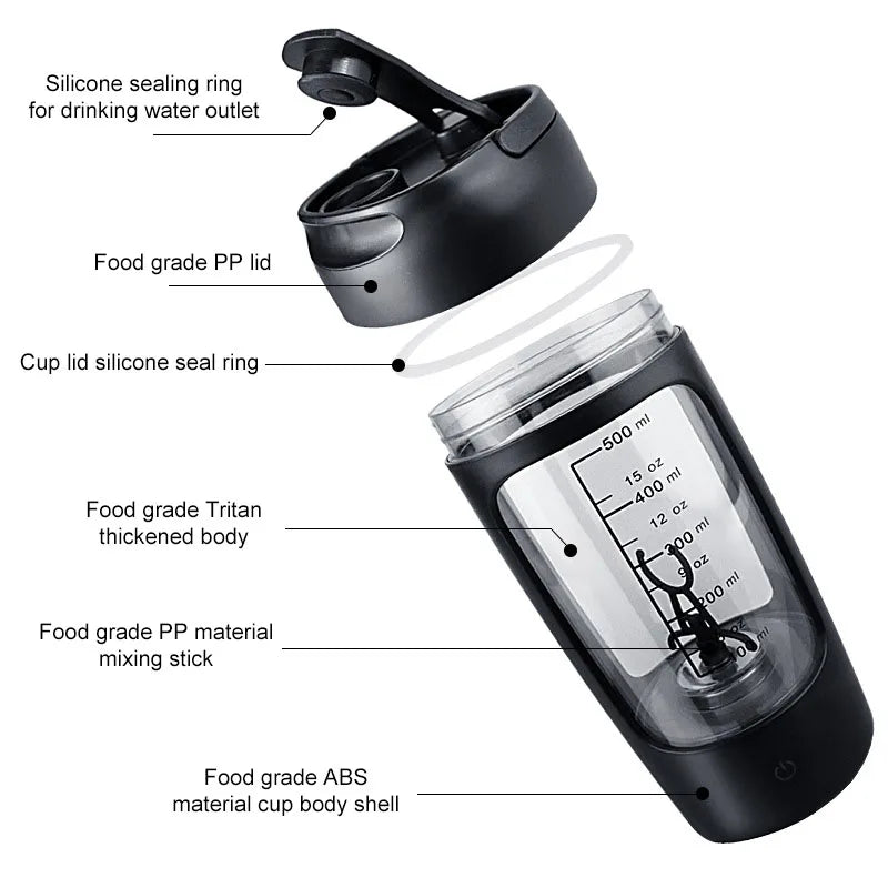 Protein Shaker Bottle.