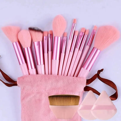 13-Piece Makeup Brush Set: Flawless Application Essentials