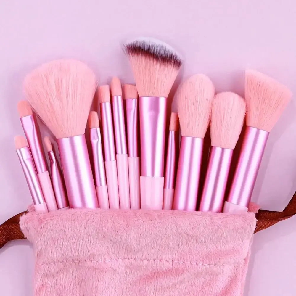 13-Piece Makeup Brush Set: Flawless Application Essentials