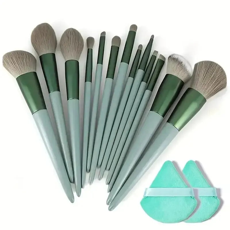 13-Piece Makeup Brush Set: Flawless Application Essentials