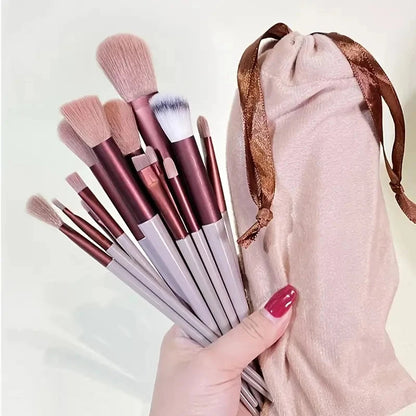 13-Piece Makeup Brush Set: Flawless Application Essentials