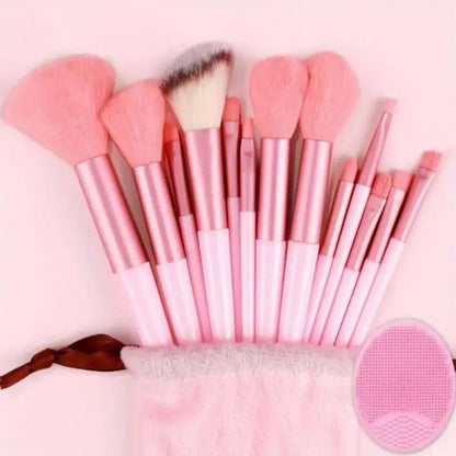 13-Piece Makeup Brush Set: Flawless Application Essentials