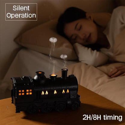 Train Shape Air Humidifier Purifier Aroma Diffuser.