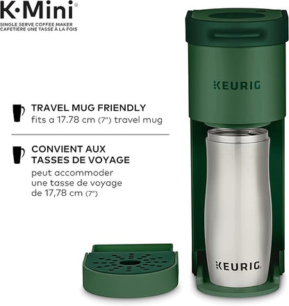 Keurig K-Mini Single Serve Coffee Maker – Ultra-Sleek Design in Evergreen